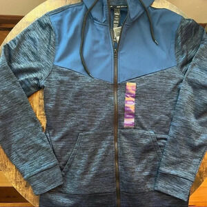 RBX | X-Train colorblock fleece full zip mens hoodie. Size: M